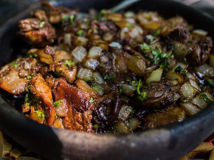 Liver and Onion Gravy Plate