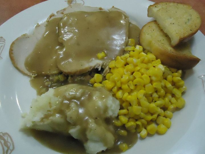 Open-Faced Hot Turkey