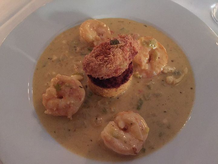 Shrimp Gravy over Grits